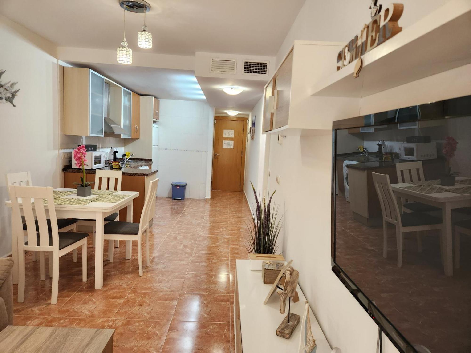 Bajo En Primera Linea De Vera-Playa Con Piscina Privada! Luaran gambar
